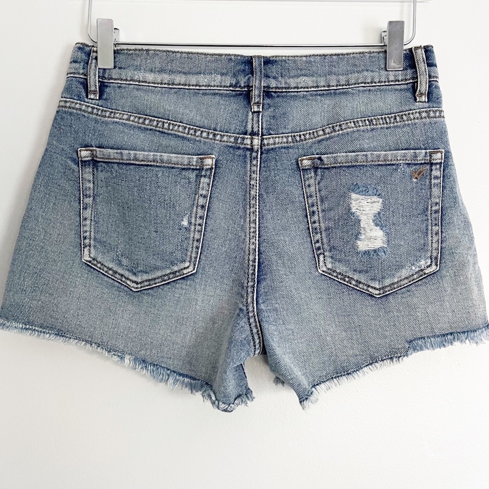 WILLIAM RAST Colorblock highrise denim shorts Sz26 - Picture 8 of 11